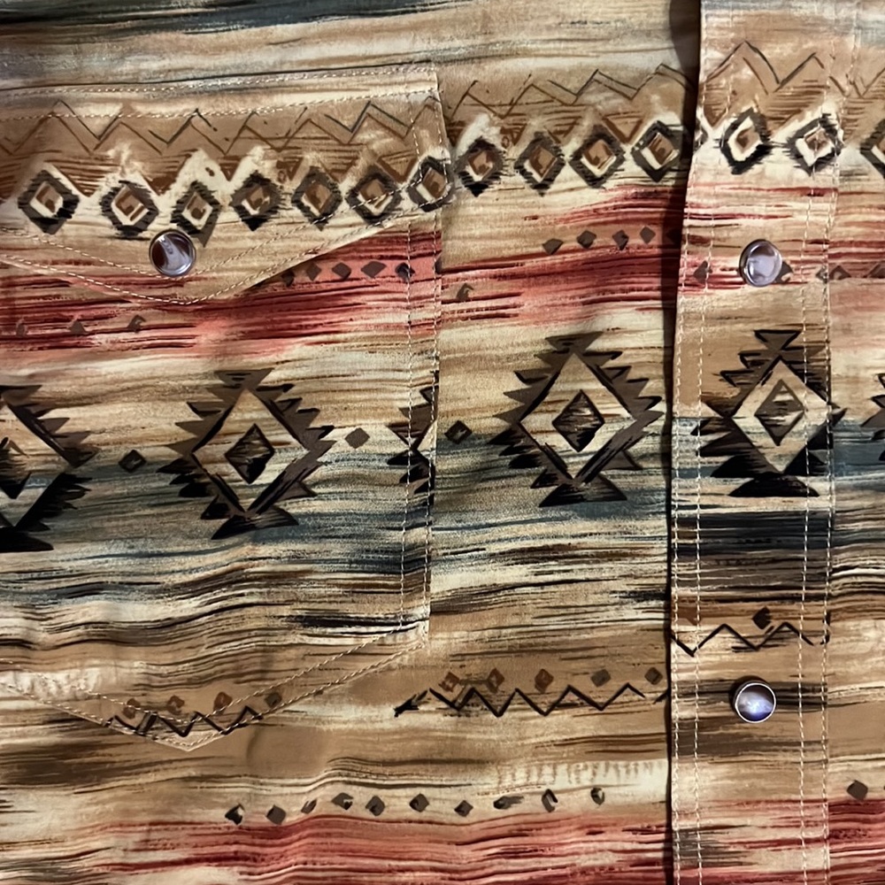 Roper western shirt Snap Front 2XL 100% Cotton